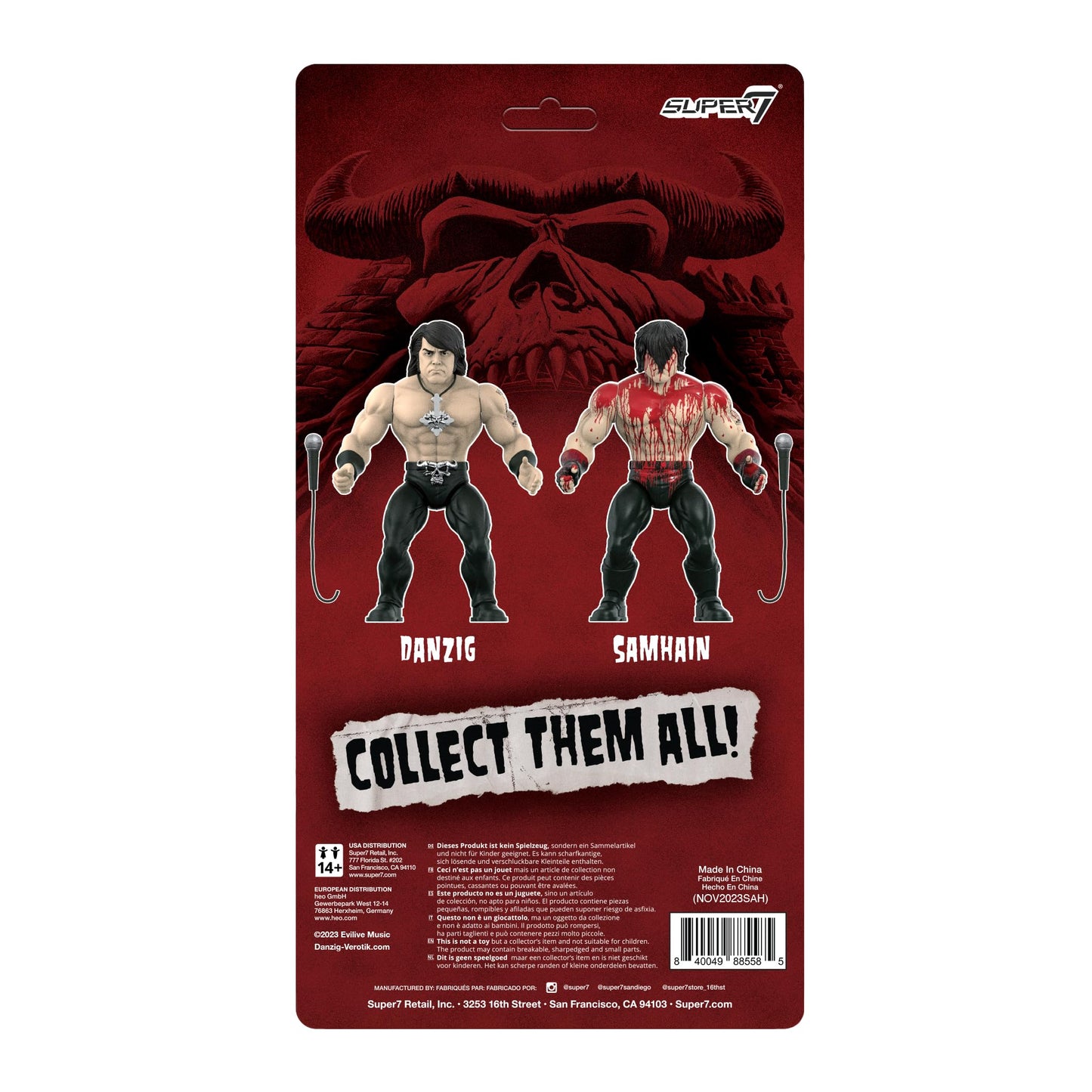 Super7 Vintage Samhain Glenn Danzig (Initium) - 5.5" Danzig Action Figure with Accessory Heavy Metal Collectibles and Retro Toys