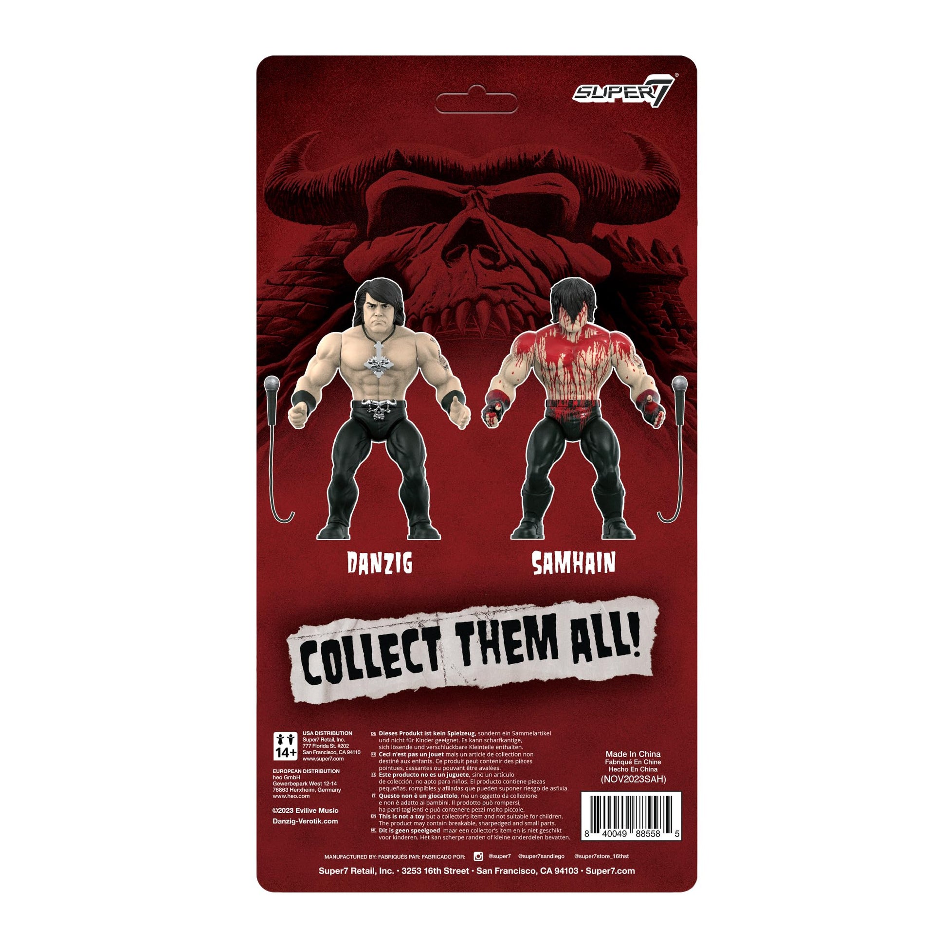 Super7 Vintage Samhain Glenn Danzig (Initium) - 5.5" Danzig Action Figure with Accessory Heavy Metal Collectibles and Retro Toys