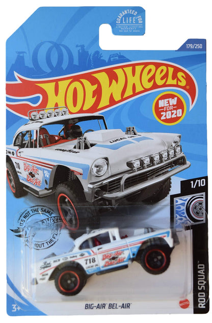Hot Wheels Big Air Bel Air, [white] 179/250 Rod Squad 1/10