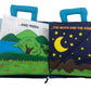 Pockets of Learning in The Beginning Quiet Book Explore The Story of Creation | Fabric Activity Busy Book for Toddlers and Children | Educational