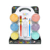 CocoNut Outdoor DIY Sidewalk Chalk Paint Set - Non-Toxic, Washable Powdered Chalk - Simply Mix in Water and Use a Paintbrush to Create Colorful