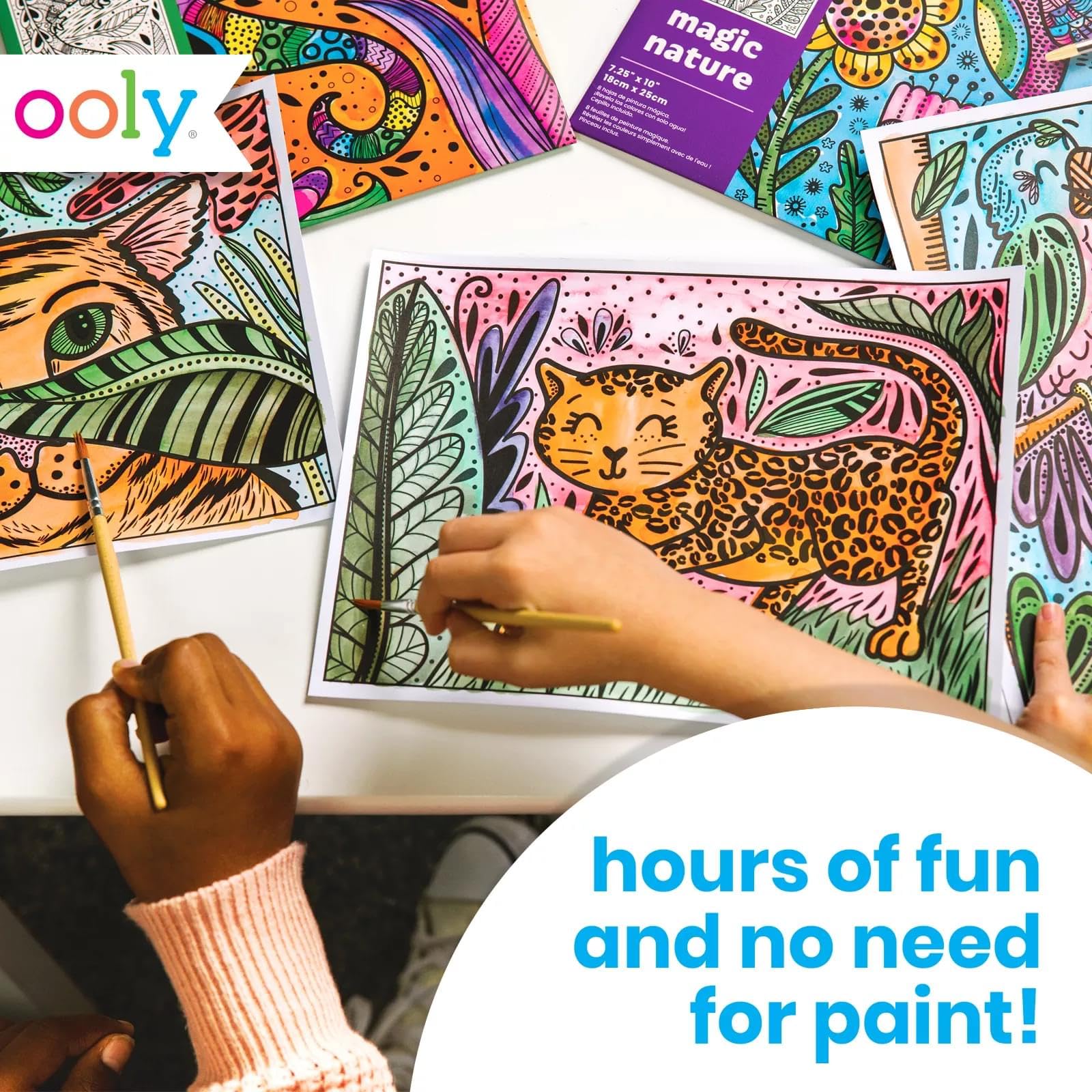 Magic Ocean Paint Sheets with Hidden Colors by Ooly