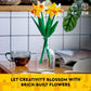 LEGO Daffodils - Building Toy for Kids, Girls and Boys, Ages 8+ - Birthday Gift for Kids - Artificial Daffodil for Bedroom Decor and Display - 40747