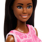 Barbie Careers Teacher Playset with Fashion Doll Wearing Removable Dress, Toddler Small Doll, Classroom Board & Accessories