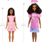 Barbie: My First Barbie Preschool Doll, "Brooklyn" with 13.5-inch Soft Posable Body, Deluxe Party & Bedtime Clothes & Accessories, Black Hair
