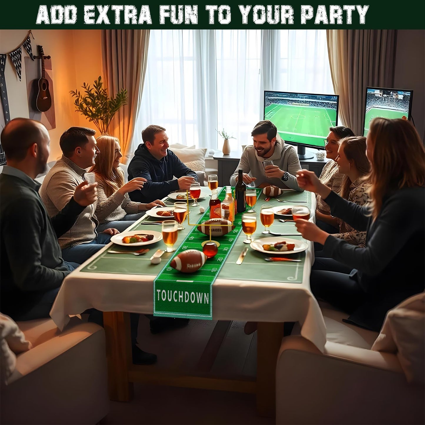 3 PCS Metal Football Goal Post Decoration Football Table Decor Football Field Goal Post Decoration Football Table Decorations for Football Theme
