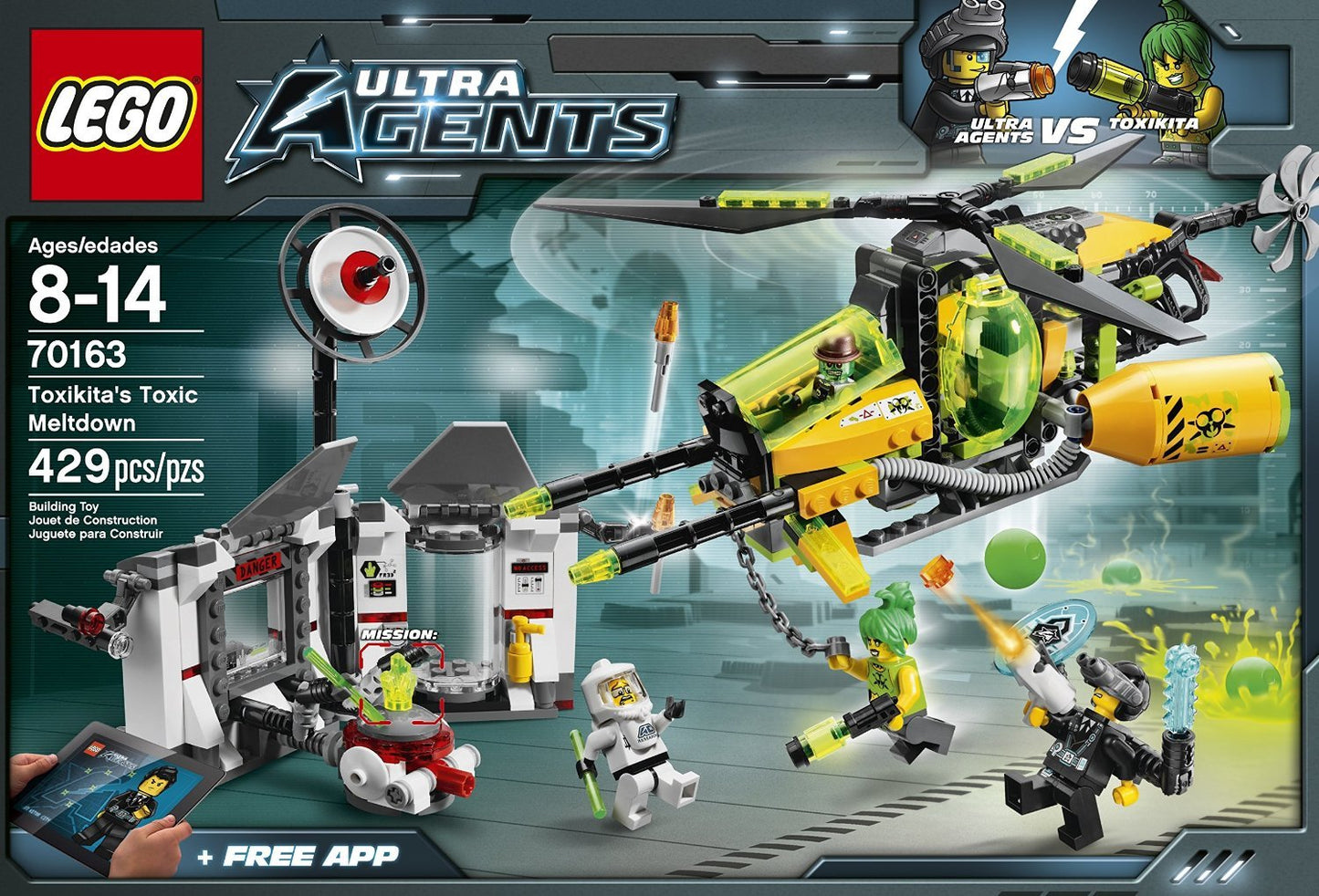 LEGO Ultra Agents 70163 Toxikita's Toxic Meltdown