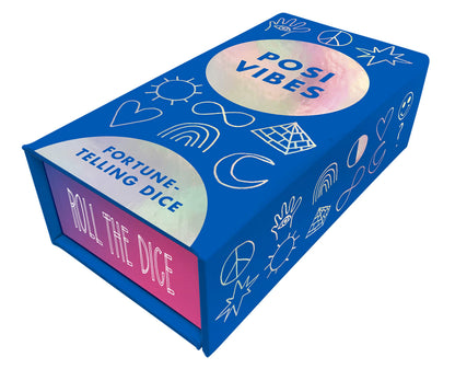 Chronicle Books Posi Vibes Fortune-Telling Dice, Multicolor