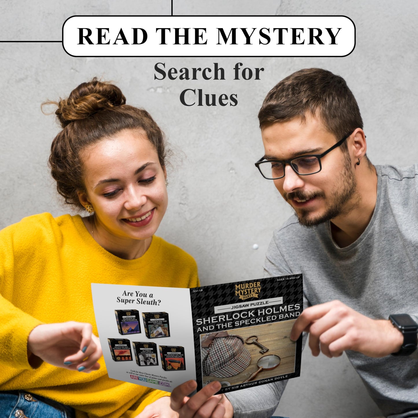 Bepuzzled Classic Mystery Jigsaw Puzzle - Sherlock Holmes, 1000