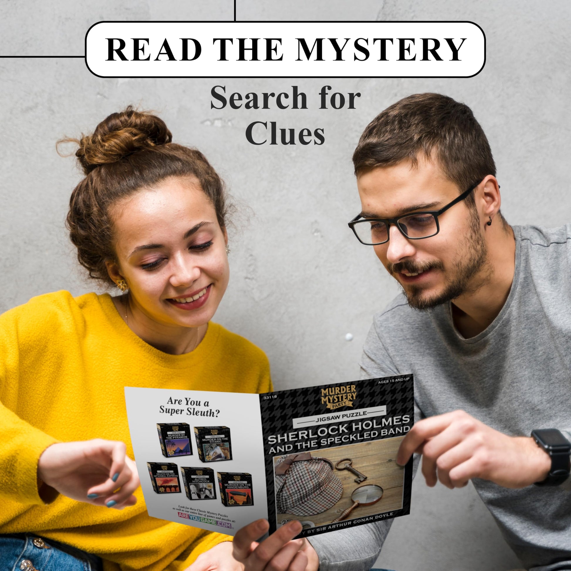 Bepuzzled Classic Mystery Jigsaw Puzzle - Sherlock Holmes, 1000
