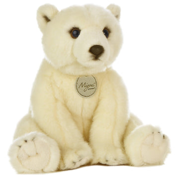 Aurora® Realistic Miyoni® Polar Bear Stuffed Animal - Lifelike Details Make a Cherished Companion - Perfect for Decorating Bedrooms or Classrooms
