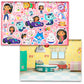 Gabby's Dollhouse Create-A-Scene Over 1000 Stickers Activity Pad to Color - Gabby's Dollhouse Sticker Play Scene Book (10 x 14 Inches)