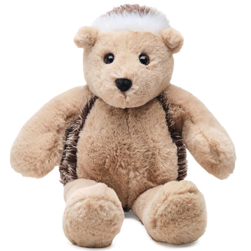 Bearington Hedgehog Stuffed Animal: Tan and Brown Ultra-Plush Faux-Fur, Premium Fill, Hand-Sewn Details; Perfect Birthday for Nature Fans and Kids