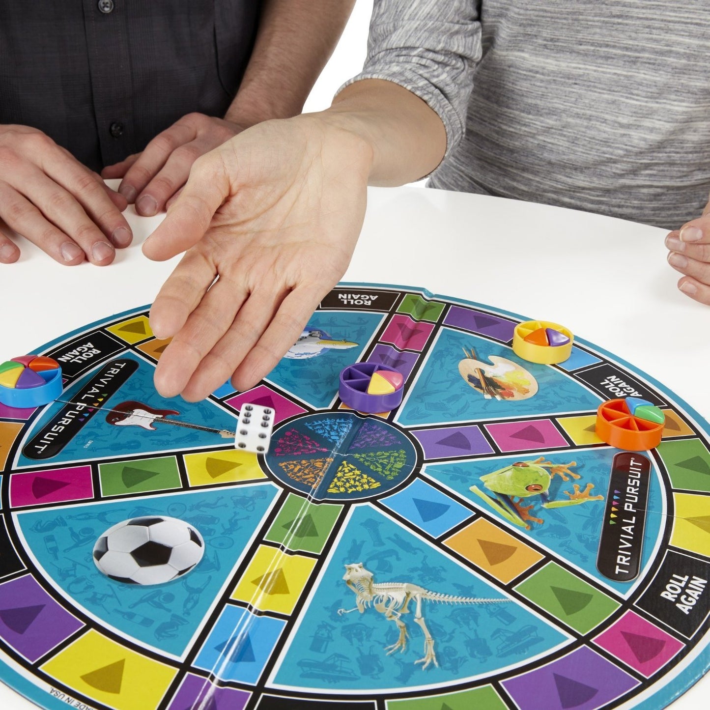 Hasbro Gaming Trivial Pursuit Game: Family Edition Board Game, Family Trivia Games for Adults and Kids, 2+ Players, Ages 8+ (Amazon Exclusive)