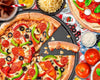Springbok Pizza Night 1000 Piece Jigsaw Puzzle for Adults - Unique Cut Pieces - Made in USA