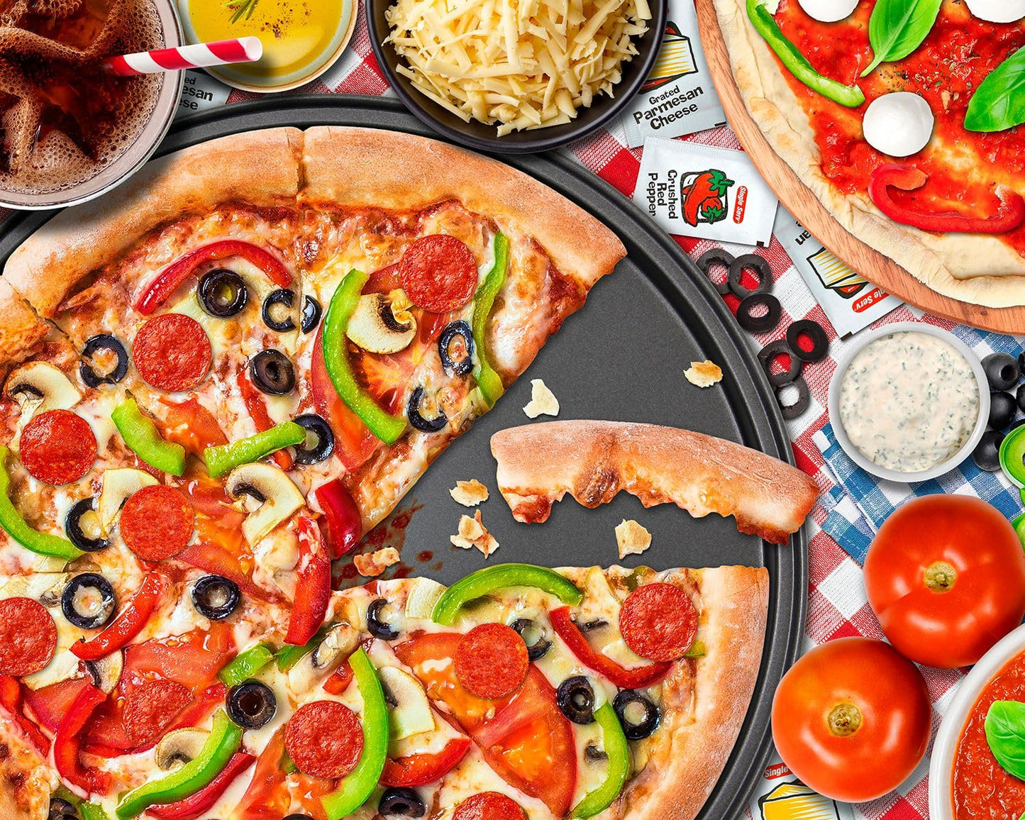 Springbok Pizza Night 1000 Piece Jigsaw Puzzle for Adults - Unique Cut Pieces - Made in USA