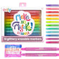 Ooly Make No Mistake Glittery Erasable Markers, 12 Stress and Mess Free Sparkle Markers You Can Erase, Colorful Supplies for Any Arts & Crafts