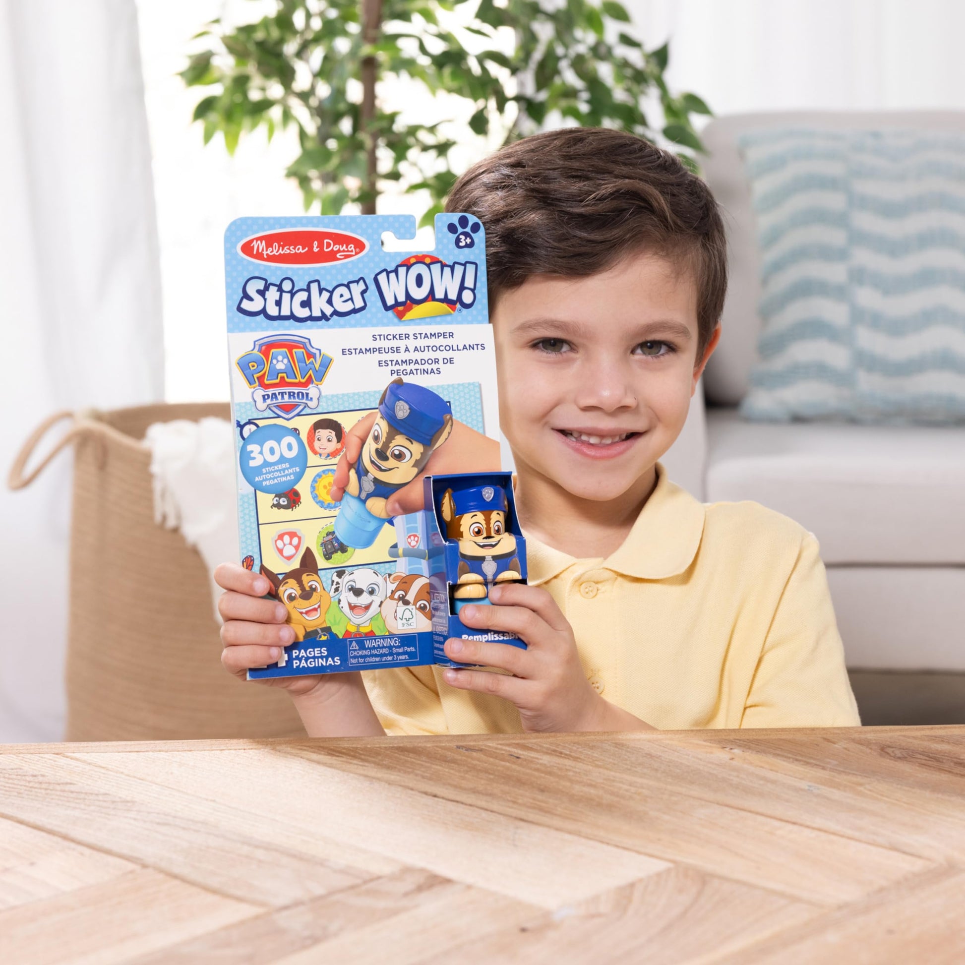 Melissa & Doug Sticker Wow! PAW Patrol Chase Stamper Toy and Activity Pad