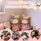 15 17cm Doll Clothes(NO Doll), Cute Dolls Outfit Accessories with Knitted Dress + Hair Clip + Bag, Small Kawaii Clothes Set for Dolls
