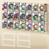 WINKINE Wall Display Shelves Compatible with 21 Funko Pop in Box, Easy Install - Only 2 Screws per Shelf, Acrylic Floating Shelves Stackable, Action