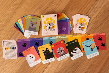 25th Century Games Cat Days Card Game - Valentine’s Day Game for Couples and Cat Lovers - Cozy Two Player Strategy Game with Cute Cat Art - Ages 6+