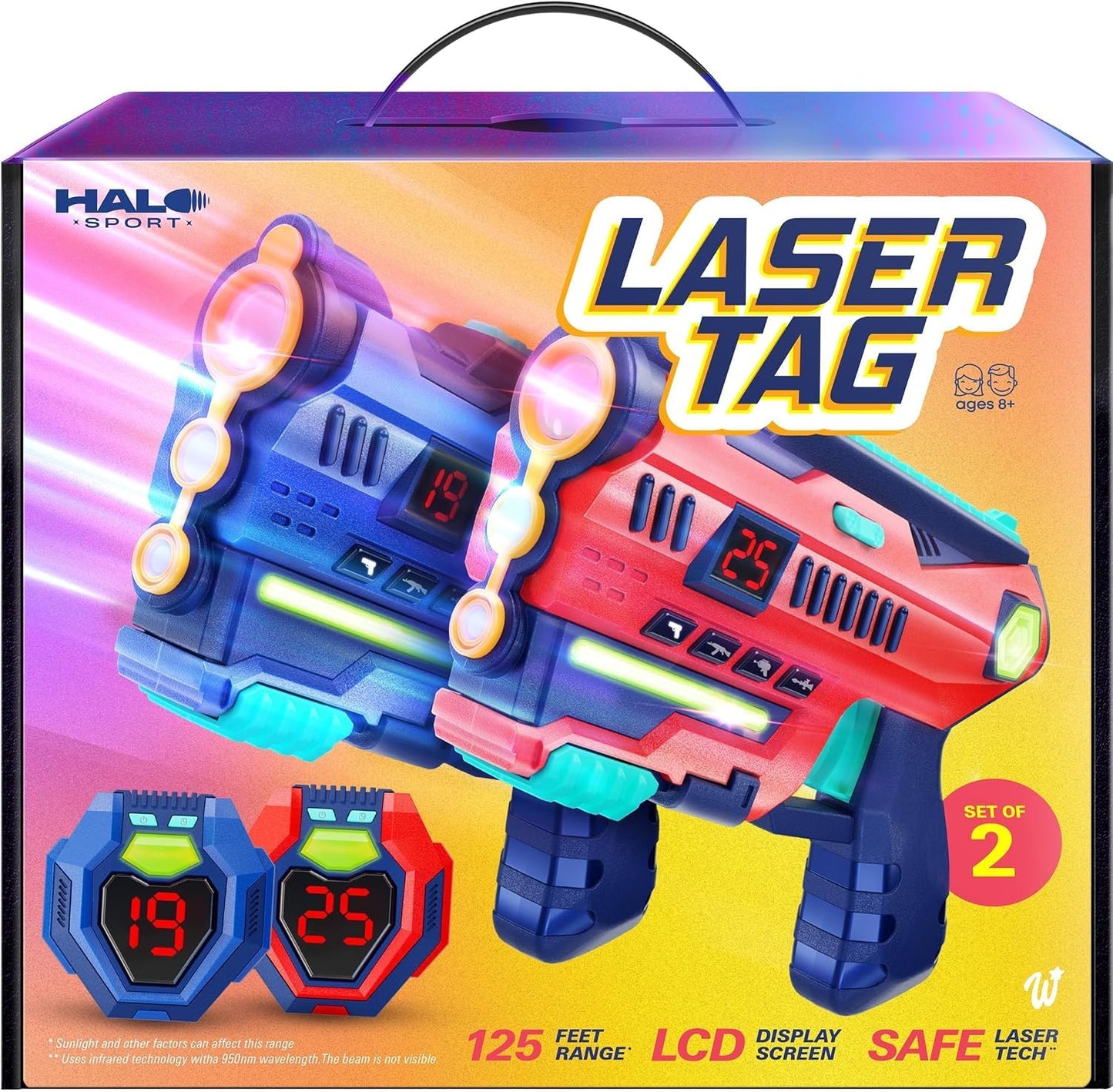 Laser Tag Set of 2 - Gifts for 8 9 10 11 12 13 Year Old Boy Gifts Birthday