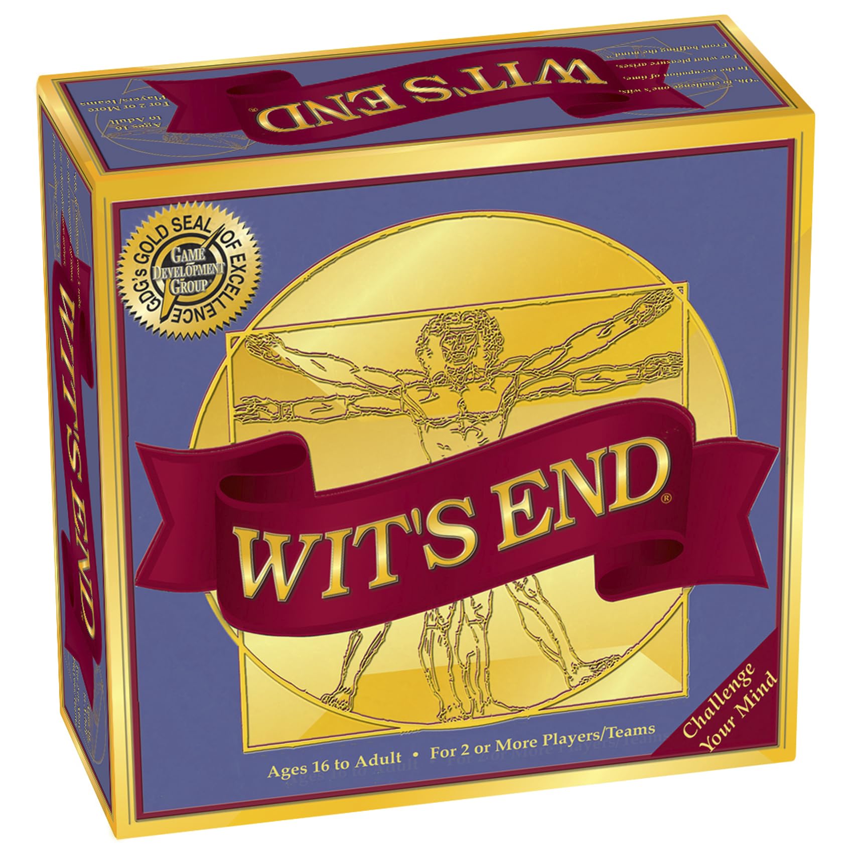 Wit's End - A Smart, Mind-Bending Trivia & Brain Teaser Game that Will Challenge Your Wits & Knowledge - Adult & Family Night Fun