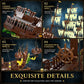 Mould King 13197 Pirate Ship Building Toy, MOC Flying Dutchman Model Ship Boat, Toy Building Sets for Adults, Halloween Decor Christmas Birthday Gifts