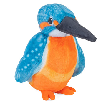 Wild Republic Cuddlekins Eco Kingfisher, Stuffed Animal, 12 Inches, Plush Toy, Fill is Spun Recycled Water Bottles