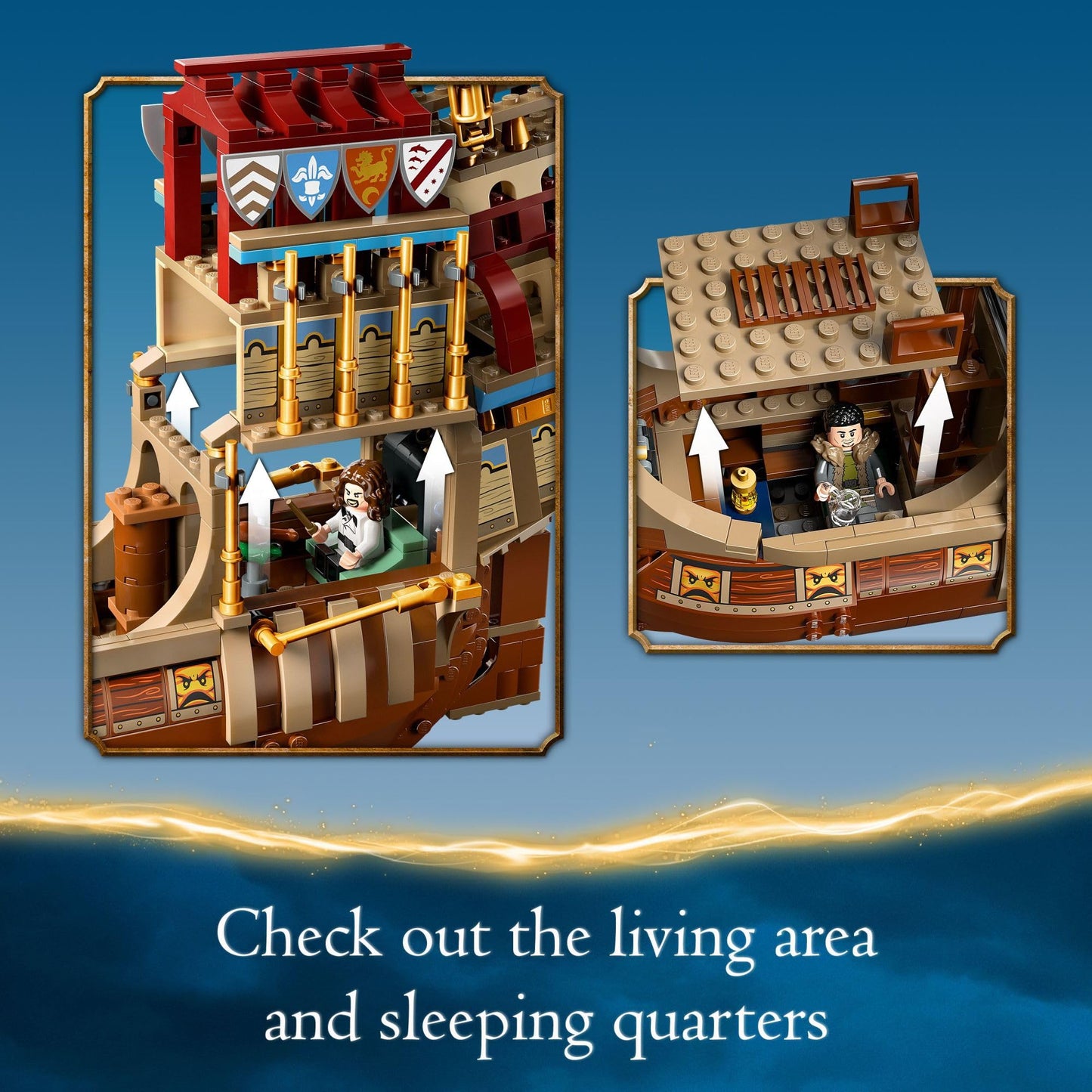 LEGO Harry Potter Triwizard Tournament: The Arrival Building Toy - Pretend Play Toy for Kids, Boys & Girls, Ages 10+ Years - Harry Potter Gifts for