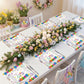 50 Pcs Happy Easter Napkins Disposable, 13 Inch Spring Bunny Napkins, 3-Ply Cute Easter Eggs Rabbit Flower Dinner Cocktail Paper Towels for Easters