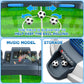 Mini Foosball Table Game for Kids Electronic LED Scoreboard Soccer Game Set Gifts Boys Toy Football Games Board Indoor Sports Game Birthday Gift 3 4 5