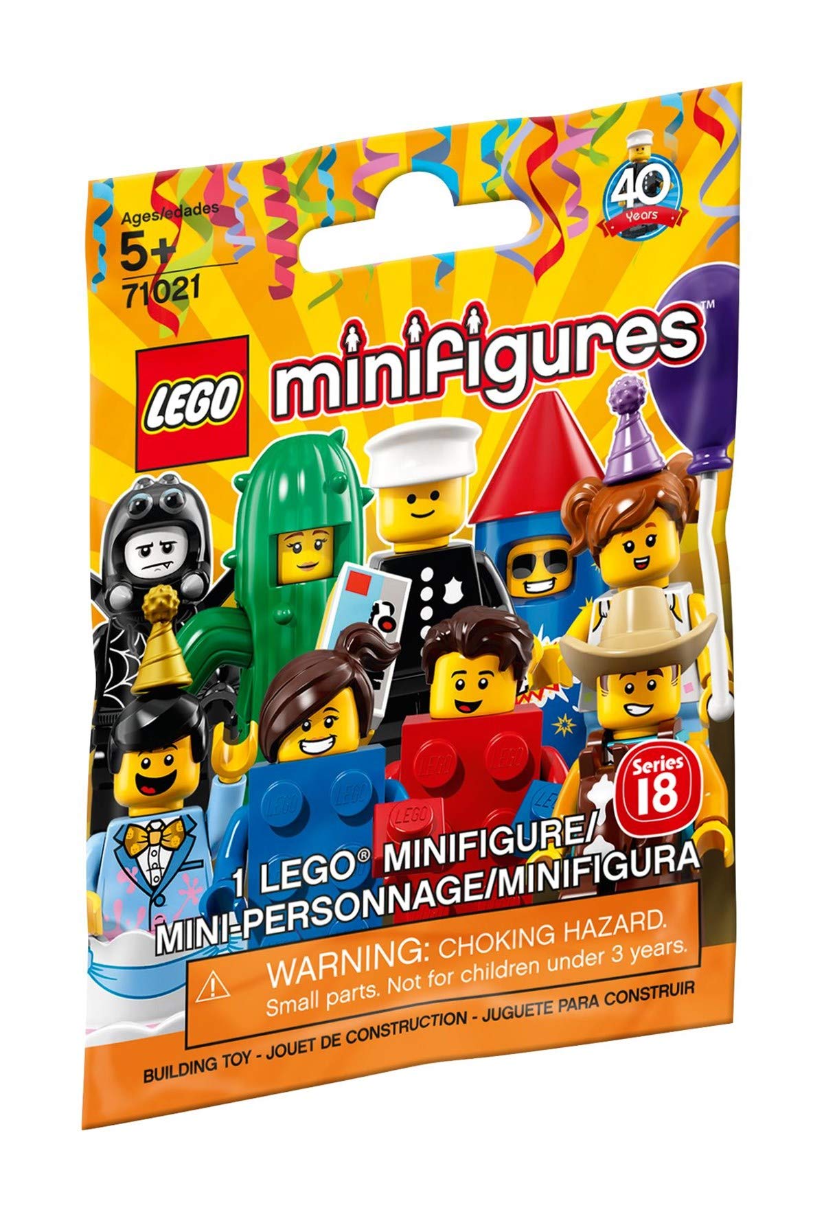 LEGO Series 18 Collectible Party Minifigure - Race Car Guy (71021)