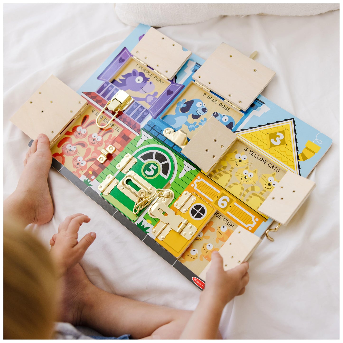 Melissa & Doug Latches Board, 1 EA