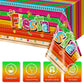 Jectivs 3 Pieces Mexican Fiesta Party Tablecloth Decorations,Plastic Cinco De Mayo Printed Table Cloth Table Cover for Fiesta Taco Night Birthday