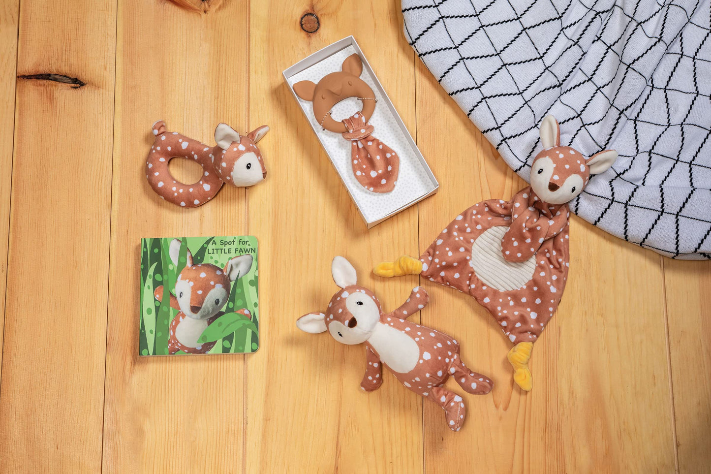 Mary Meyer Teething Toys Leika Silicone Baby Teether for Babies 0-12 Months, 9-Inches, Little Fawn