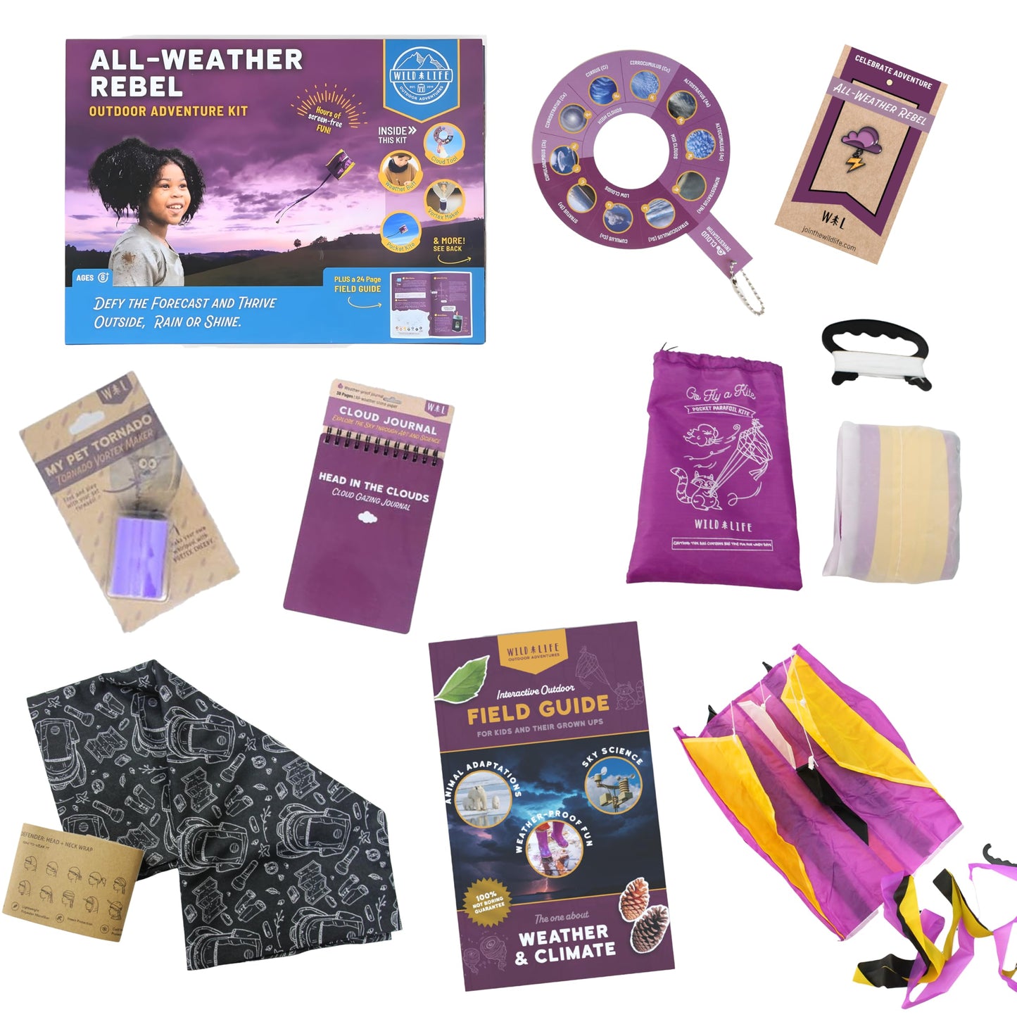 Wild Life Outdoor Adventures All-Weather Rebel Climate Science Kit, Ages 8+