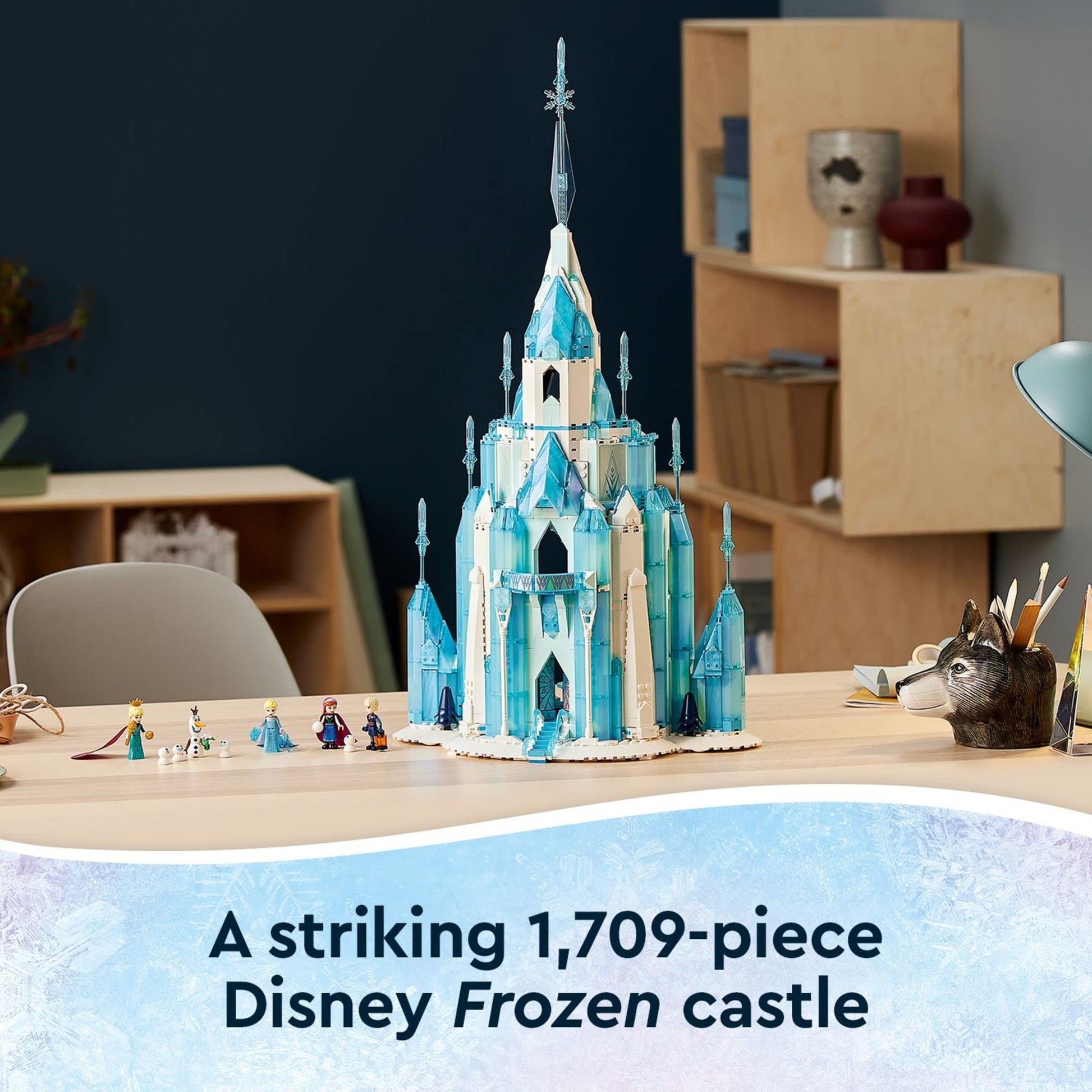 LEGO Disney Princess The Ice Castle Building Toy 43197 Disney Castle Kit to Build, Disney Gift Idea, Castle Toy for Kids Age 6+ Years Old with Frozen