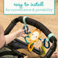 Infantino Sensory Travel Bar, Car Seat & Stroller Activities, Durable