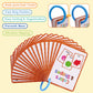 TOCCOOL Recognition Cards for Color Blind/Weak - Durable Visual Aid Educational Flashcards, Special Education/Learning Disabilities Tools for Home