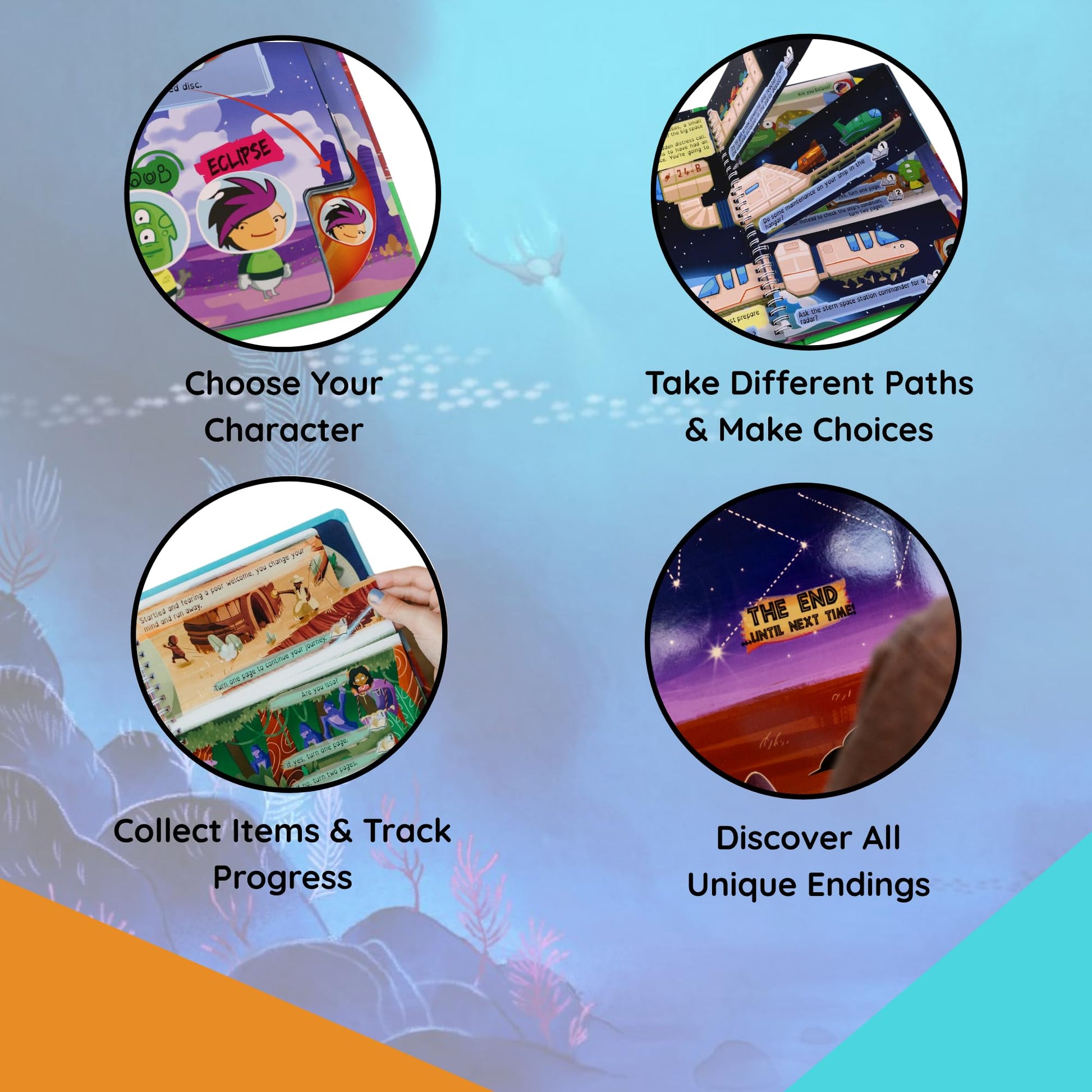 Discovering Atlantis: Interactive Aquatic Adventure Game for Kids Ages 6-10 | Storybook for Children - Dyslexia Friendly (My First Adventure Series)