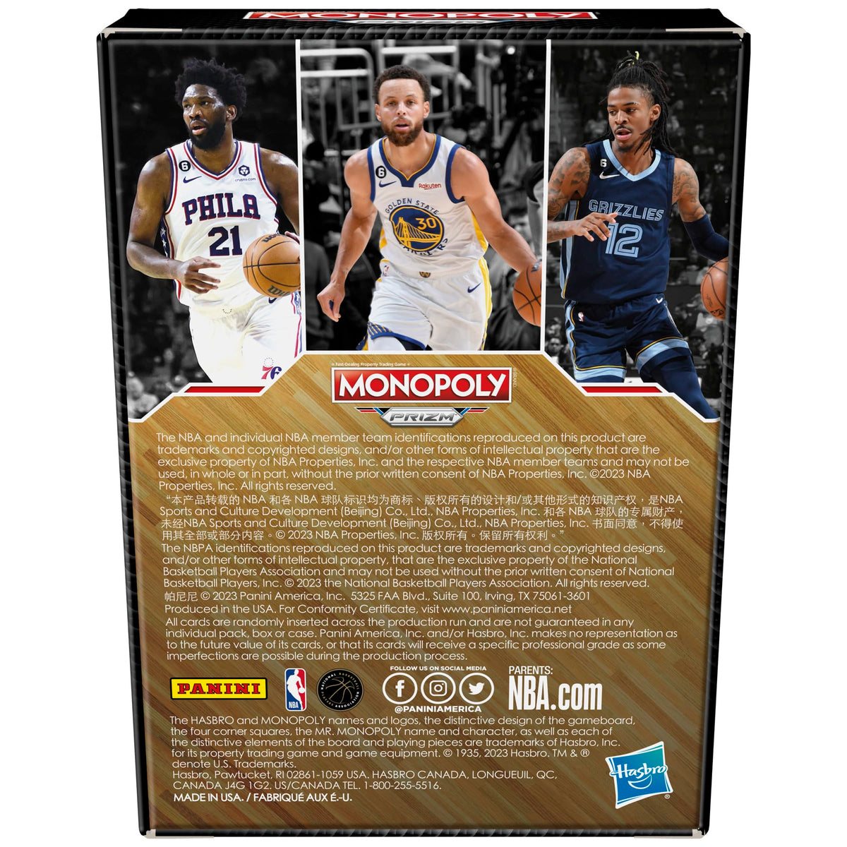 Hasbro Gaming Monopoly NBA Booster Pack