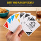 Frayzy Card Game - Fast-Paced Rummy-Style Family Card Game for Kids, Teens & Adults | Ages 7+ | 2-4 Players | Wild Cards and Action Cards | Quick