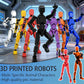Titan 13 Action Figure, Assembly Completed 3D Printed Action Figure, Multi-Jointed Movable Dummy Robot, Articulated Desktop Toy for Collectors