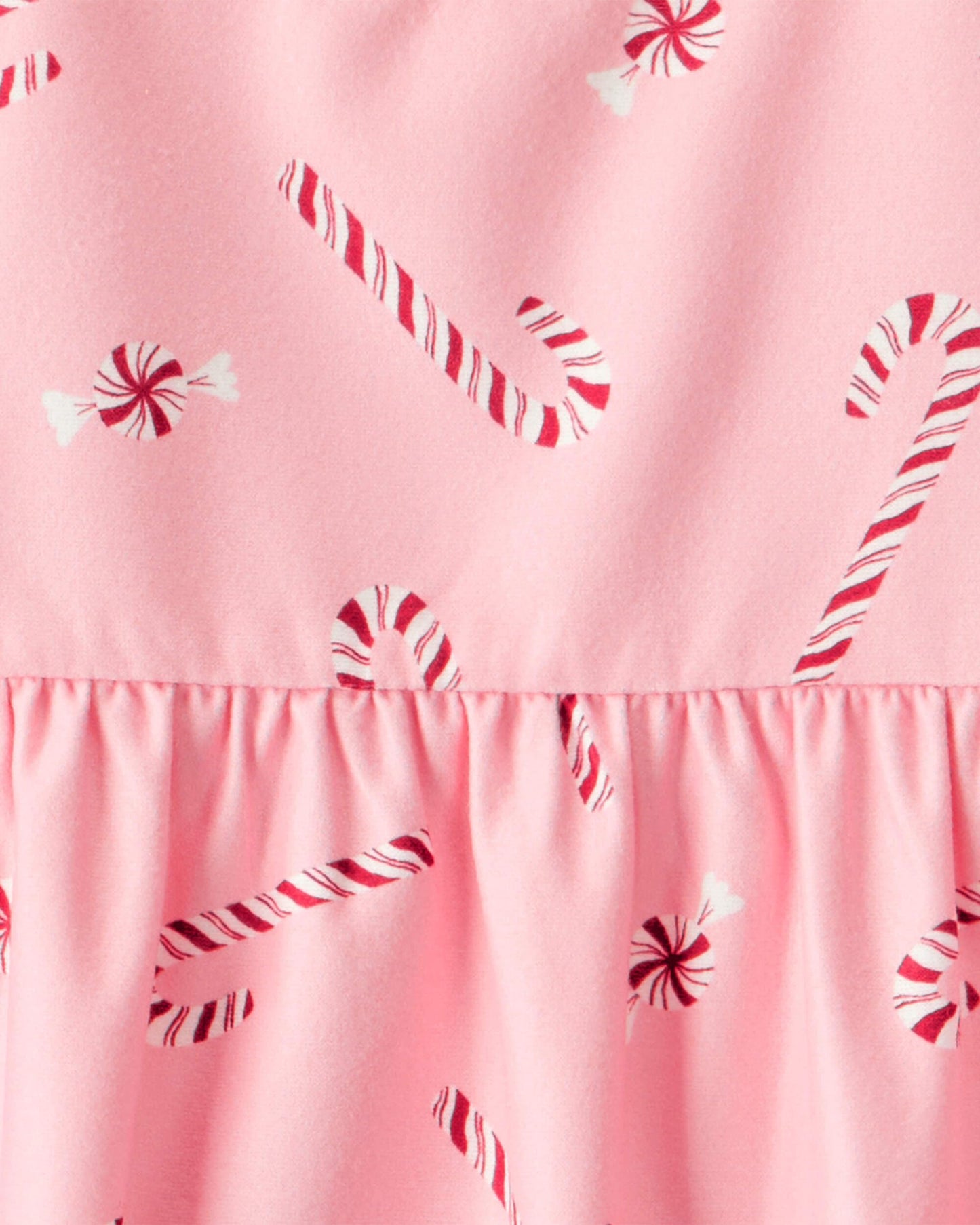 Carter's Girls' 2-14 Gown and Doll Dress Set (Pink Candy Cane, 4T)
