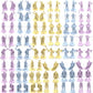 House of Bodian Mythical Heroes Town Dwellers, Heroes and Monsters Mini Figure Set for RPGs - 102 Pcs in 17 Designs, Suitable Size for DND (City