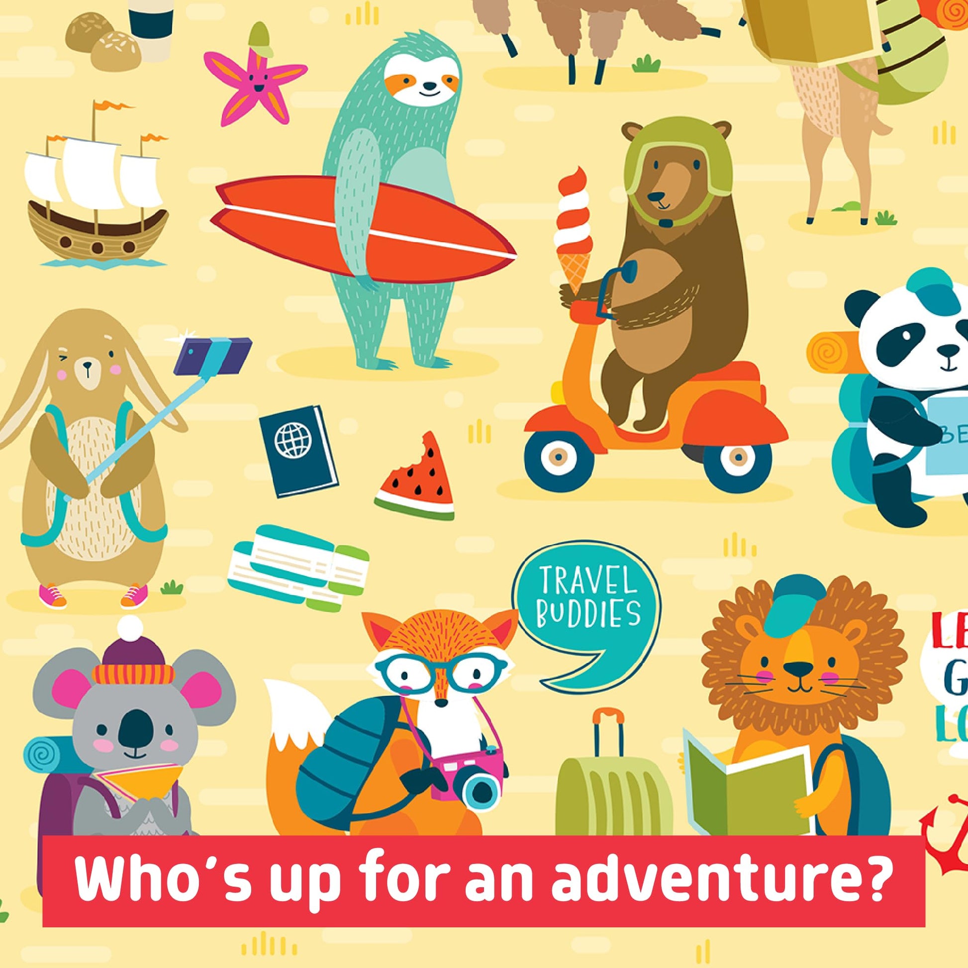 Chuckle & Roar Adventure Awaits 100 Piece Jigsaw Puzzle for Kids Ages 6-8