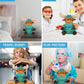 DolliBu Moose Doctor Plush Toy - Super Soft Moose Doctor Stuffed Animal Dress Up with Cute Uniform and Cap Outfit - Fluffy Toy Plush Gift for Doctor