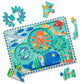 Melissa & Doug Wooden Underwater Jigsaw Spinning Gear Puzzle - 18 Pieces Wooden Puzzle for Toddlers and Preschoolers, for Boys and Girls Ages 3+