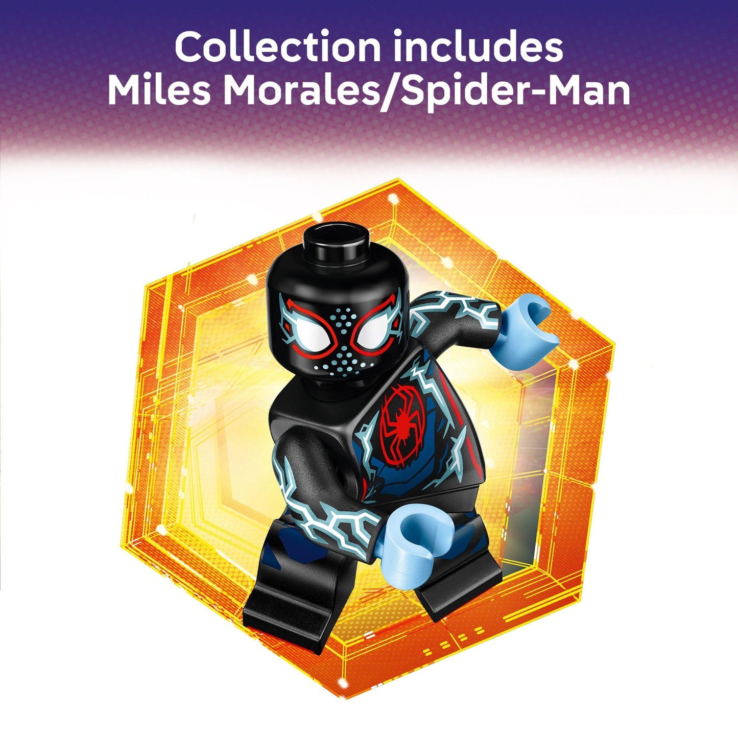 LEGO Minifigures Spider-Man: Across The Spider-Verse 6 Pack - Spider-Man Toys for Boys & Girls, Ages 5+ - Pretend Play Action Figures for Kids - Gift